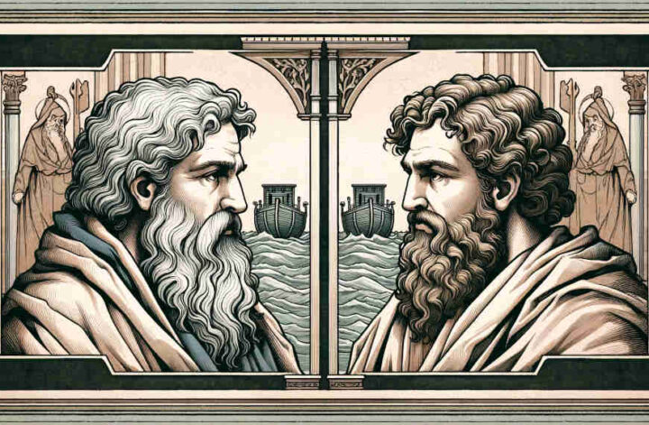 Noah and Abraham side by side