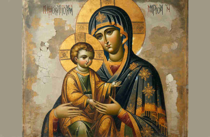 the Virgin Mary and Jesus Orthodox Icon