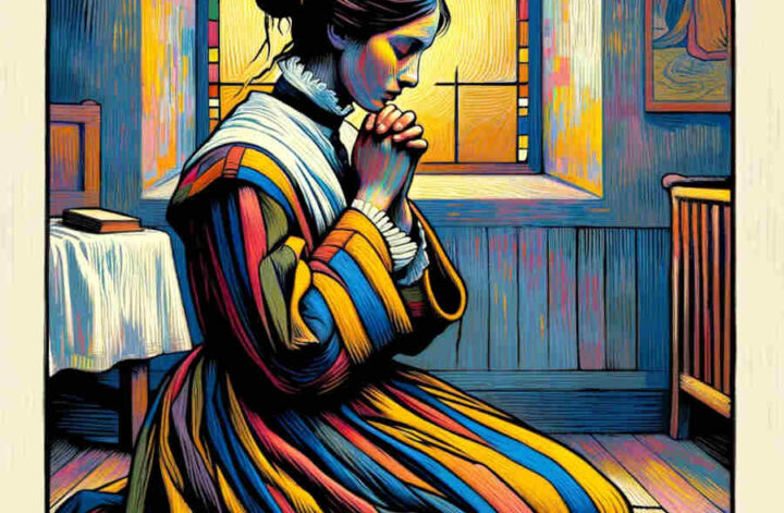 woman in prayer